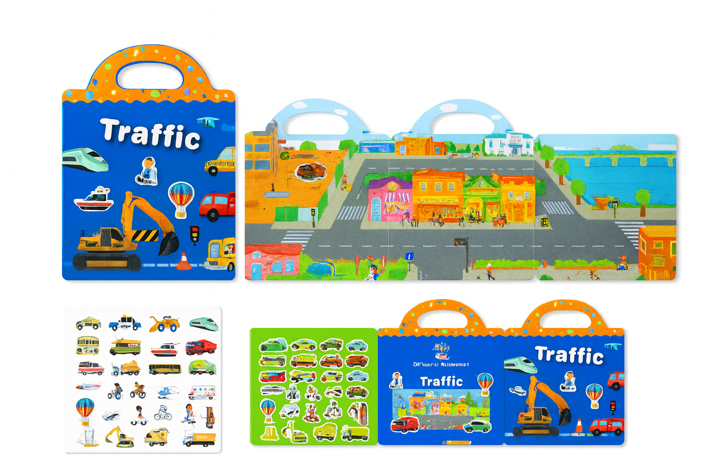 Lil Laugh Reusable Sticker Learning Book