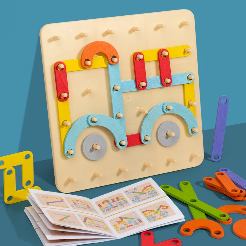 Shape & Letter Builder Board