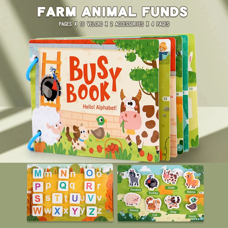 Montessori Busy Learning Book Set