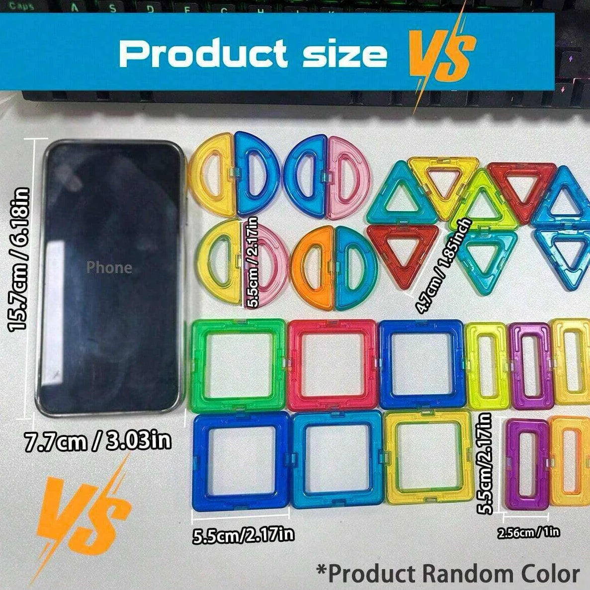 Magnetic Building Blocks – Creative Construction Toy Set