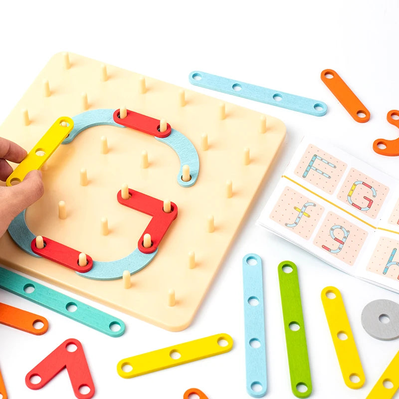 Shape & Letter Builder Board