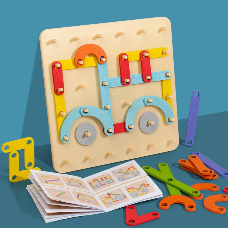 Shape & Letter Builder Board