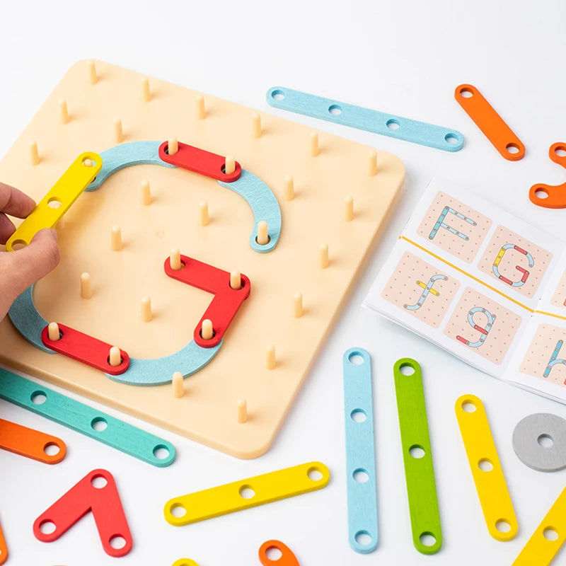 Shape & Letter Builder Board