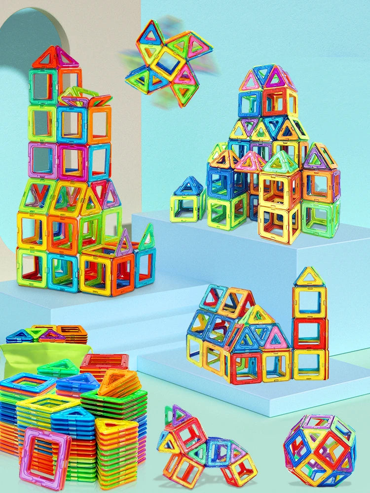 Magnetic Building Blocks – Creative Construction Toy Set
