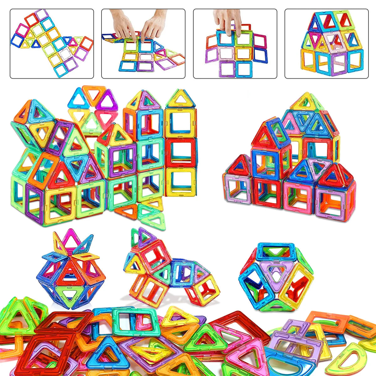 Magnetic Building Blocks – Creative Construction Toy Set