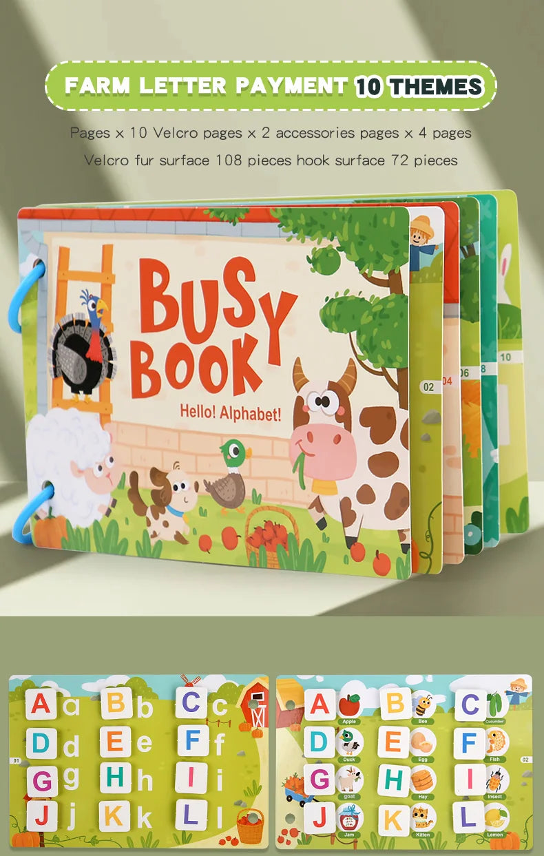 Montessori Busy Learning Book Set