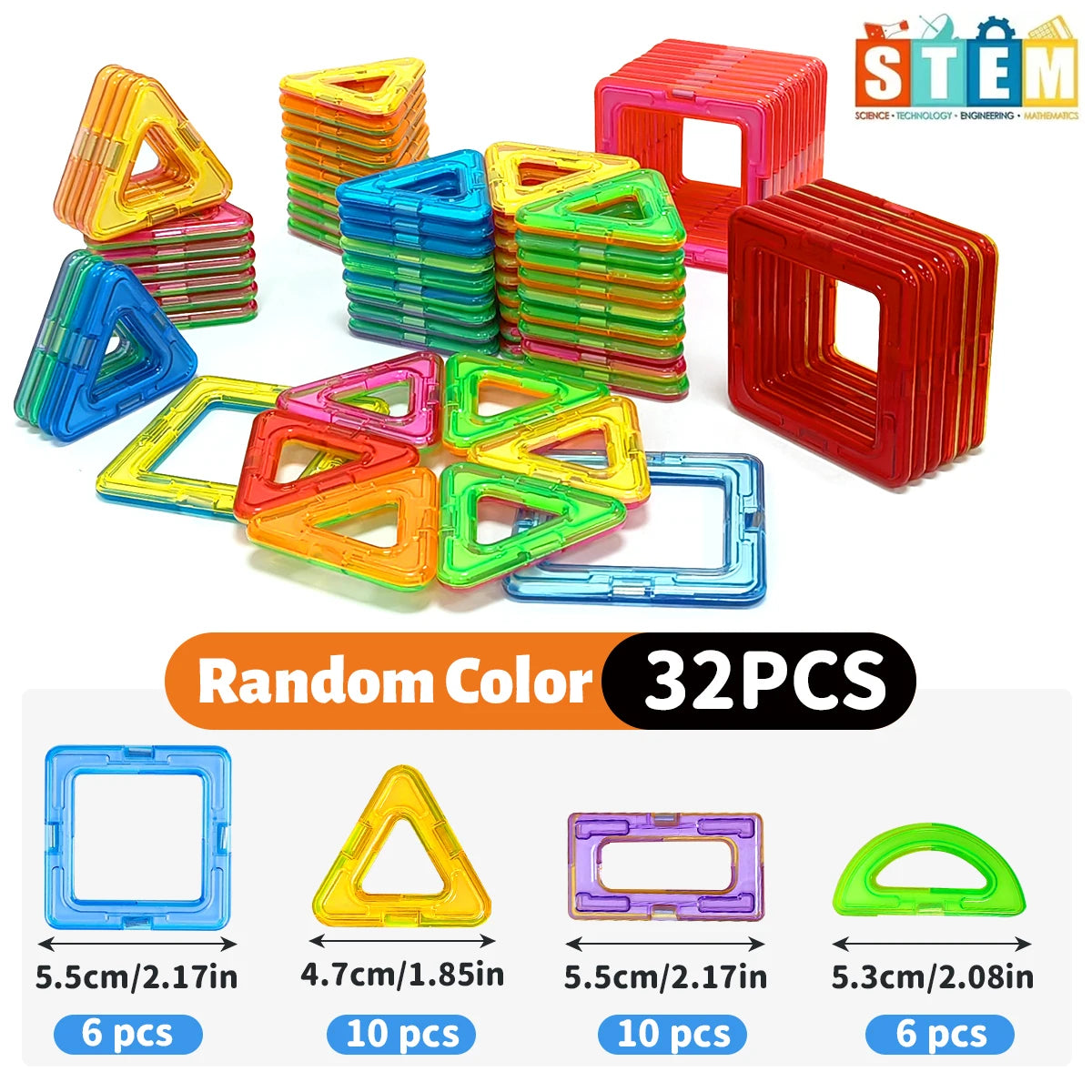 Magnetic Building Blocks – Creative Construction Toy Set