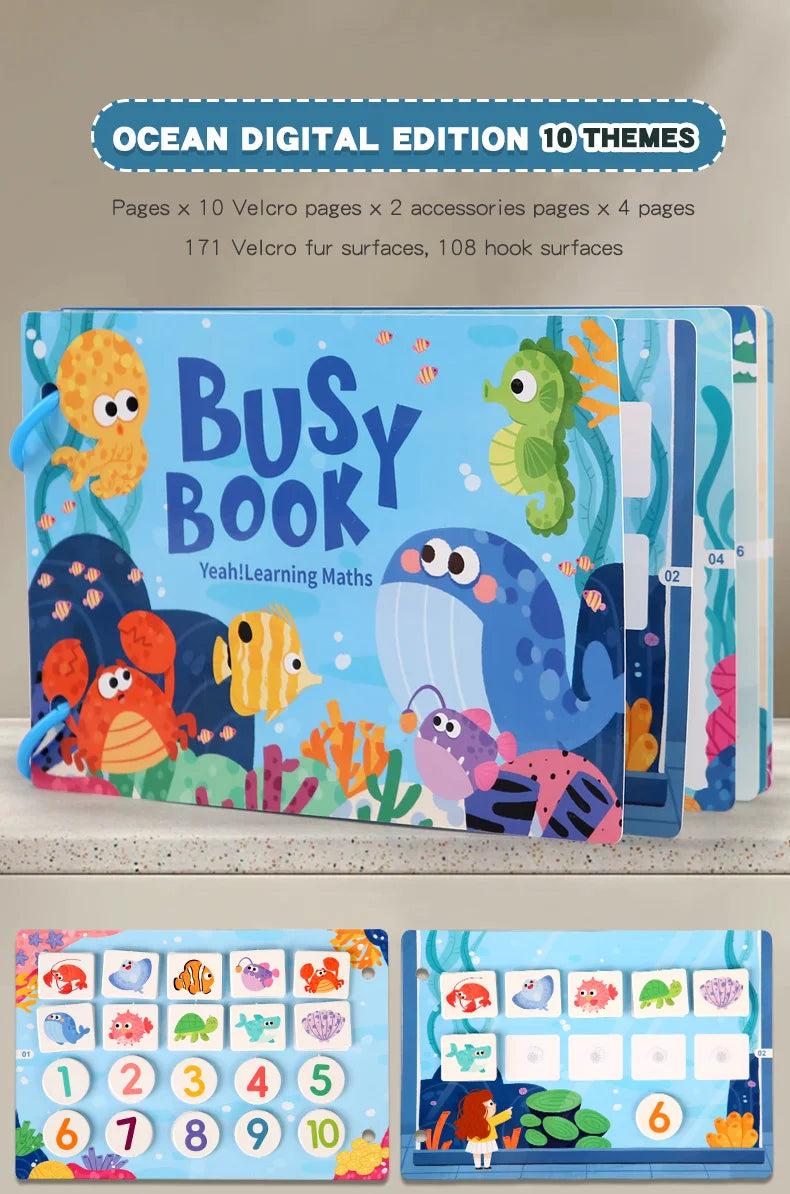 Montessori Busy Learning Book Set