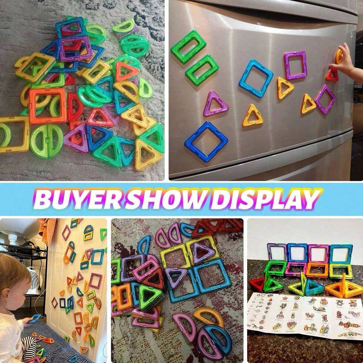 Magnetic Building Blocks – Creative Construction Toy Set