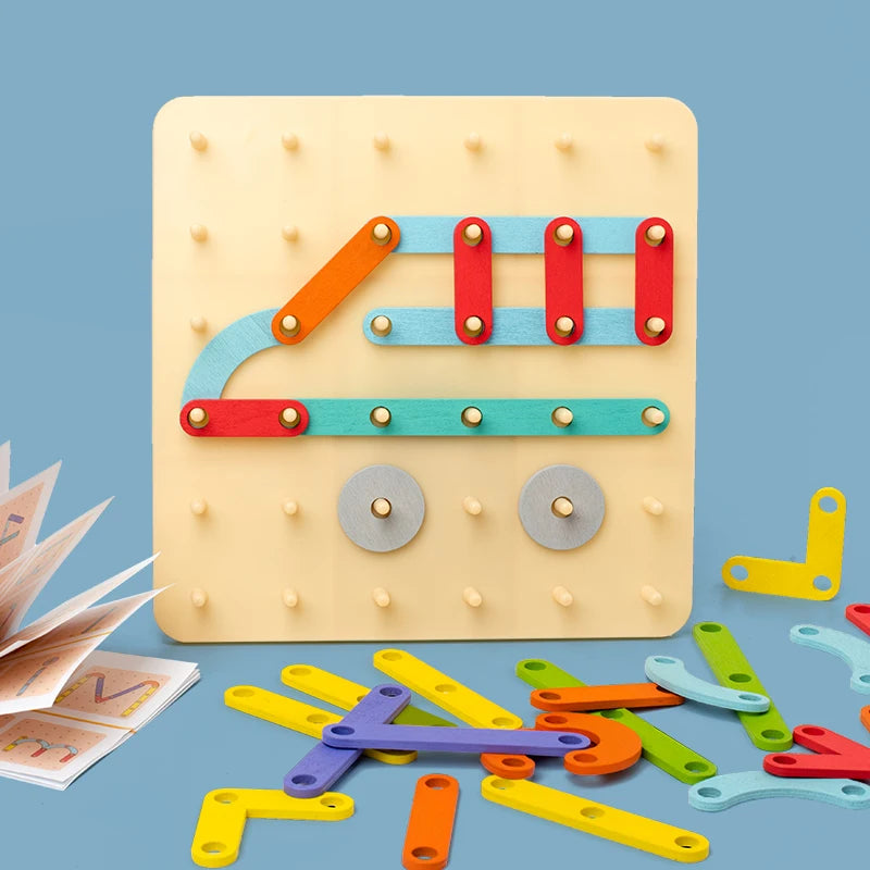 Shape & Letter Builder Board