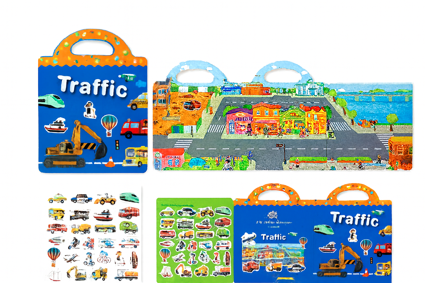 Lil Laugh Reusable Sticker Learning Book