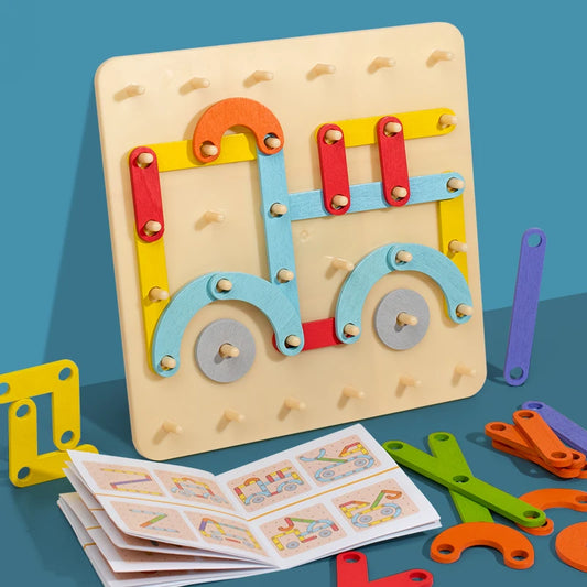 Shape & Letter Builder Board