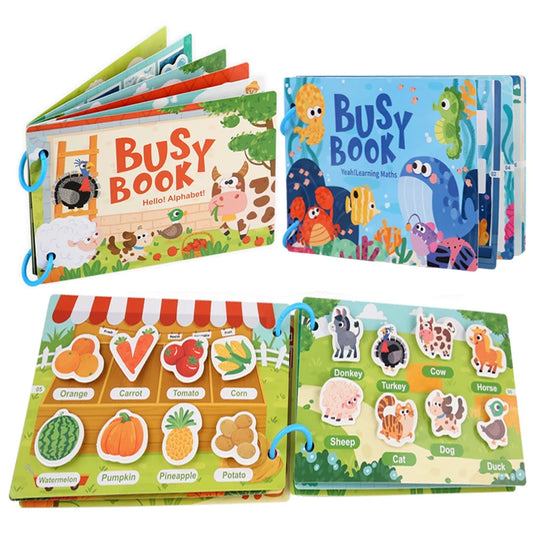Montessori Busy Learning Book Set