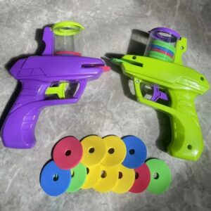 🎯 Colorful Flying Disc Shooter Toy 🚀
